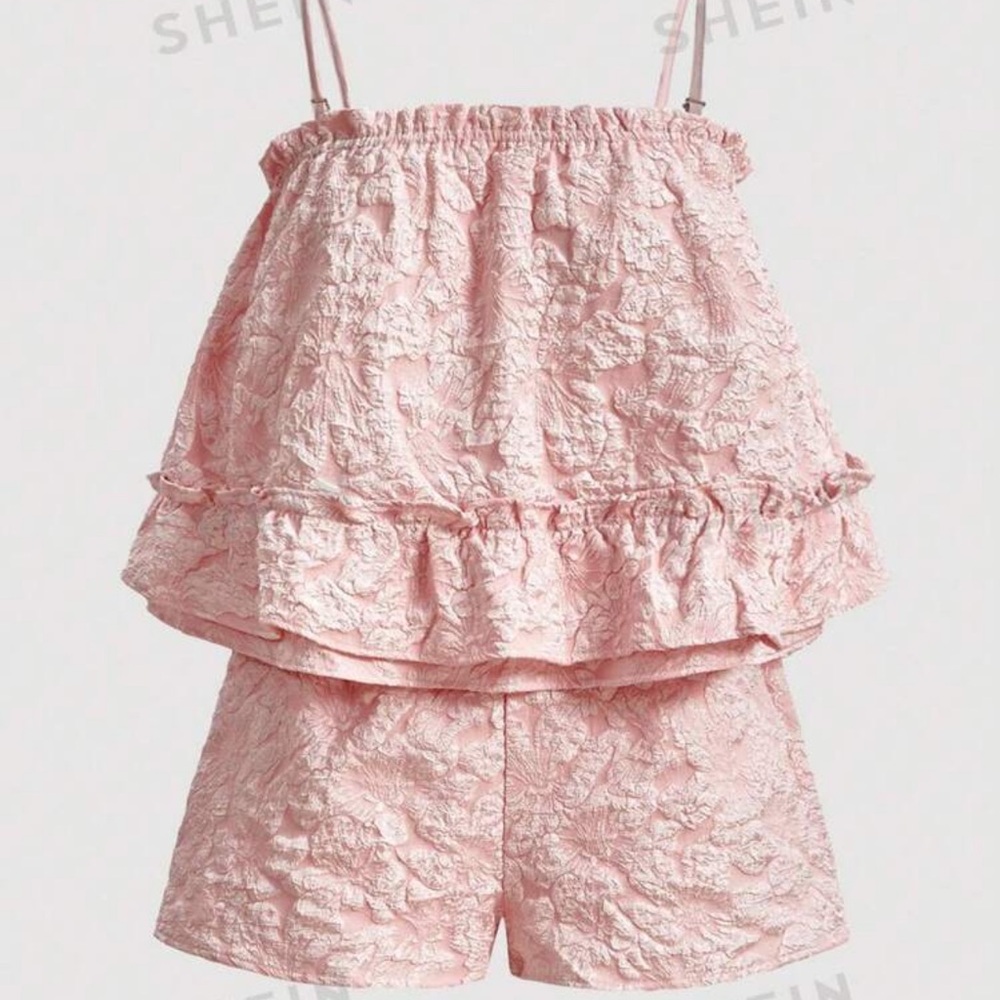 Shein pink set, size M